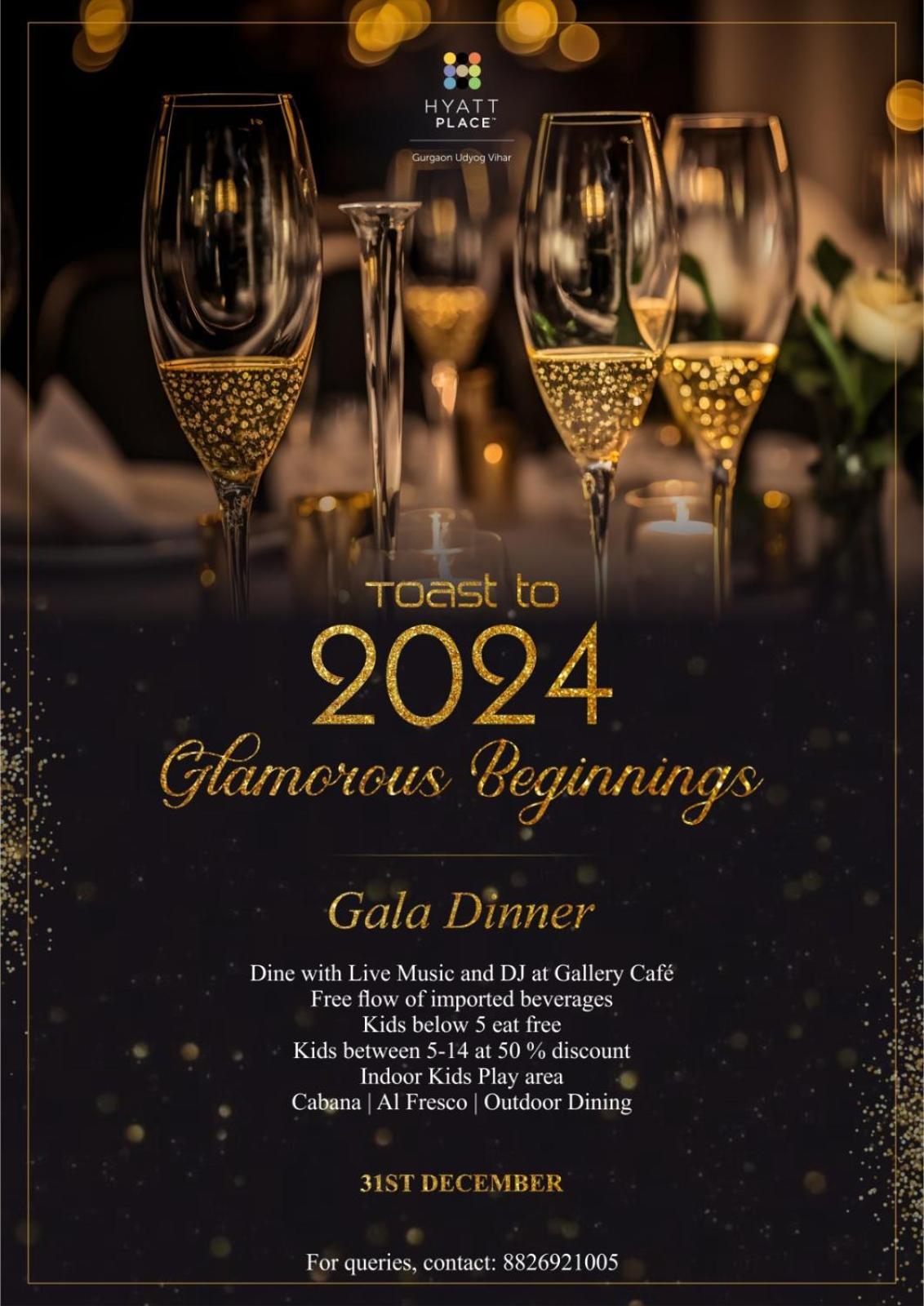 Hyatt Place Gurgaon Udyog Vihar Exteriör bild New Year's Eve Gala Dinner at Gallery Cafe